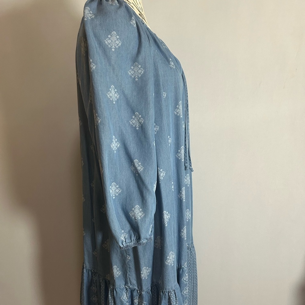 Sonoma x Lauren Lane Blue Dress Large - Picture 6 of 8